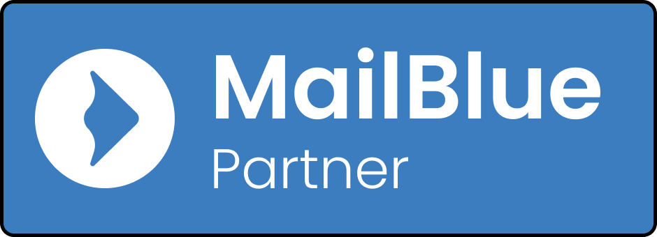 Partner van MailBlue _ Badge - blauw