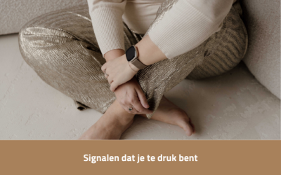 Signalen dat je te druk bent